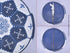 Round Moroccan Pouf - Genuine Leather Ottoman